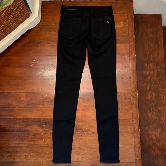 Like New Rag & Bone Yuki High Waist Jean in Coal Bar - Picture 4 of 16